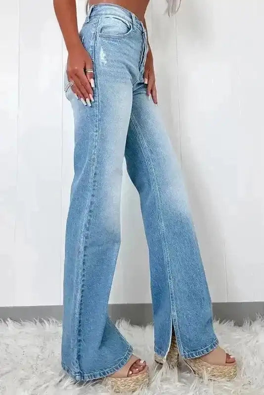 Myosotis Skyline Straight-Cut Jeans-2