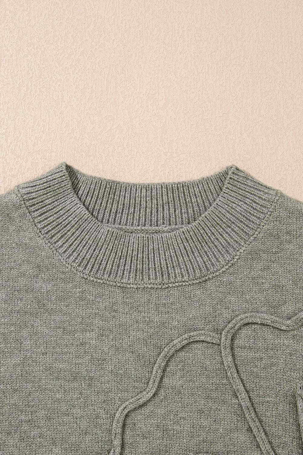 High Flower Boxy Sweater