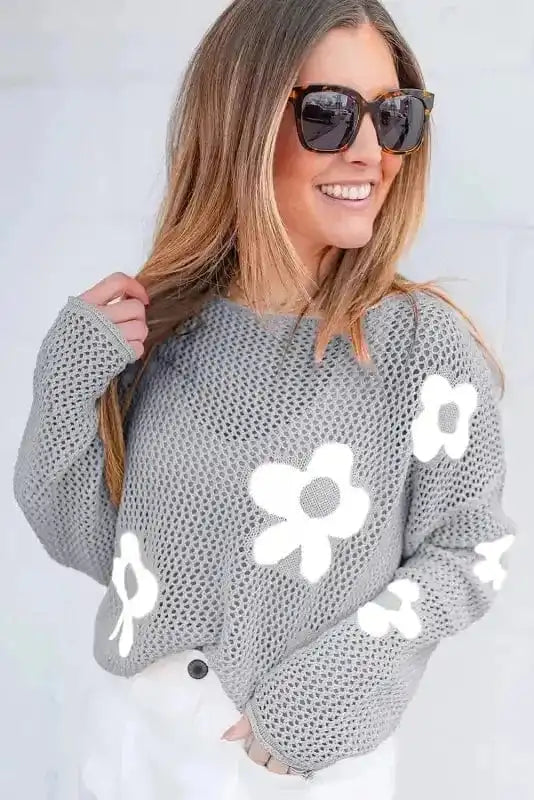 Blossom Breeze Knit Sweater