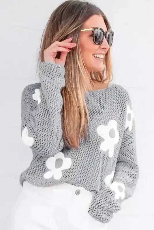 Blossom Breeze Knit Sweater