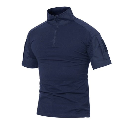 Men Summer T Shirts Airsoft Army Tactical T Shirt Short Sleeve Military Camouflage Cotton Tee Shirts Paintball Clothing