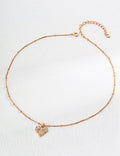 Simple Heart-Shaped Zircon Necklace