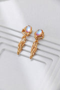 Retro Moonstone Earrings